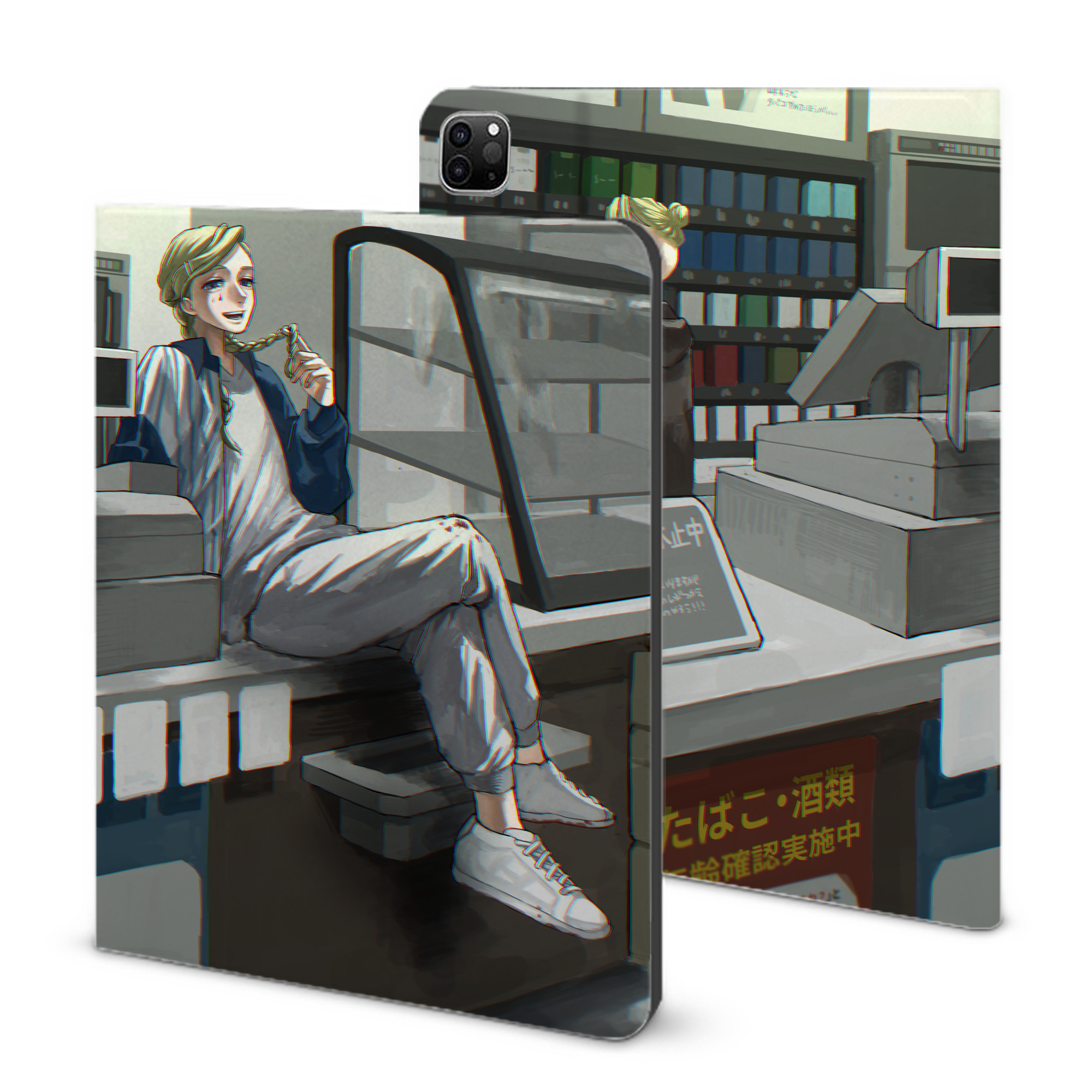 （画像用） 東京リベンジャーズ Tokyo Revengers IPad ケース ブック型 PUレザー TPU 耐衝撃 軽量 薄型 ペン収納なし 全面保護 IPad 各モデル対応